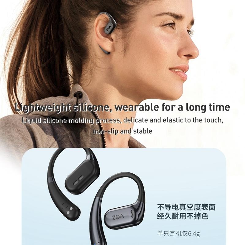 Wireless Bluetooth Earphone Mounted Black