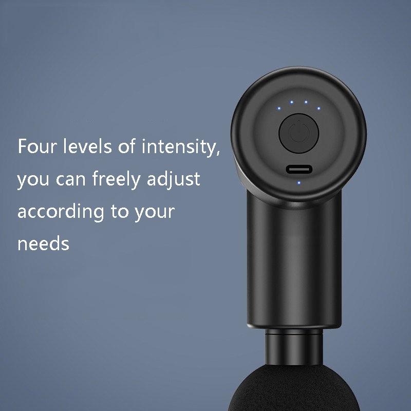 Brushless Muscle Massager Black For Health And Beauty Applications