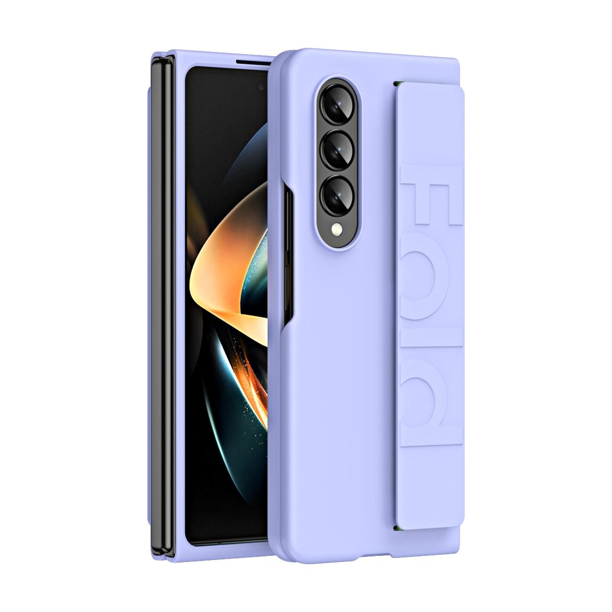 For Samsung Galaxy Z Fold4 5G Shockproof Wristband - Elastic Black
