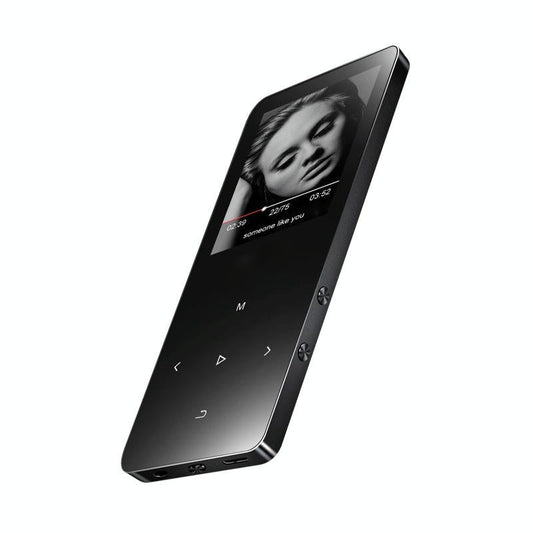 1.8 Inch Metal Bluetooth Mp3 / Mp4 Player With Touch Screen 8Gb Black