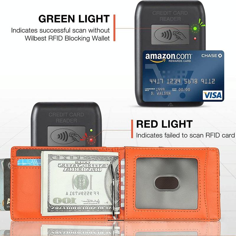 Carbon Fiber Business Wallet For Men Rfid Protection Black