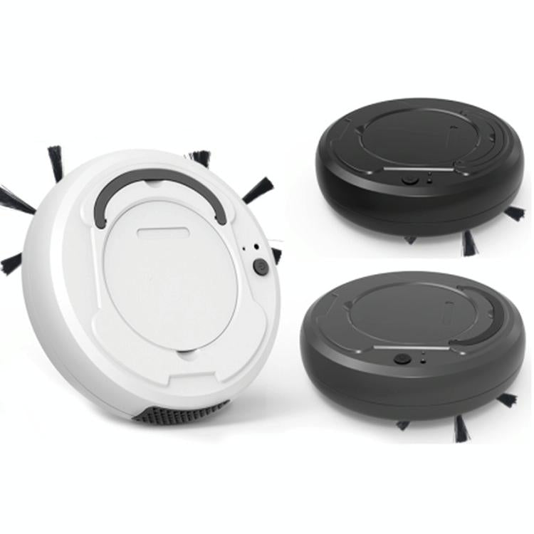 Smart 3-In-1 Robot Vacuum With Wet / Dry Mopping Rechargeable & Auto Cleaning Black White
