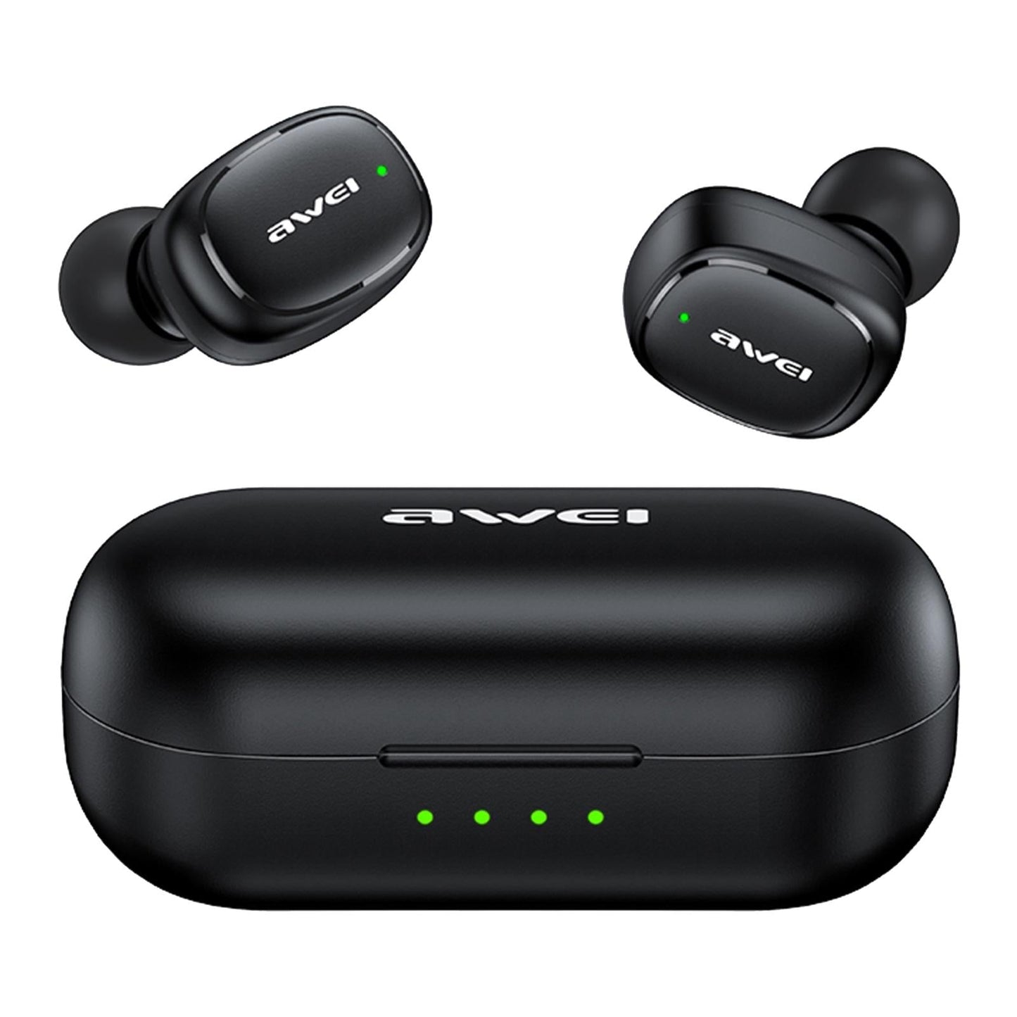 Wireless Sports Earbuds Bluetooth Lightweight Black