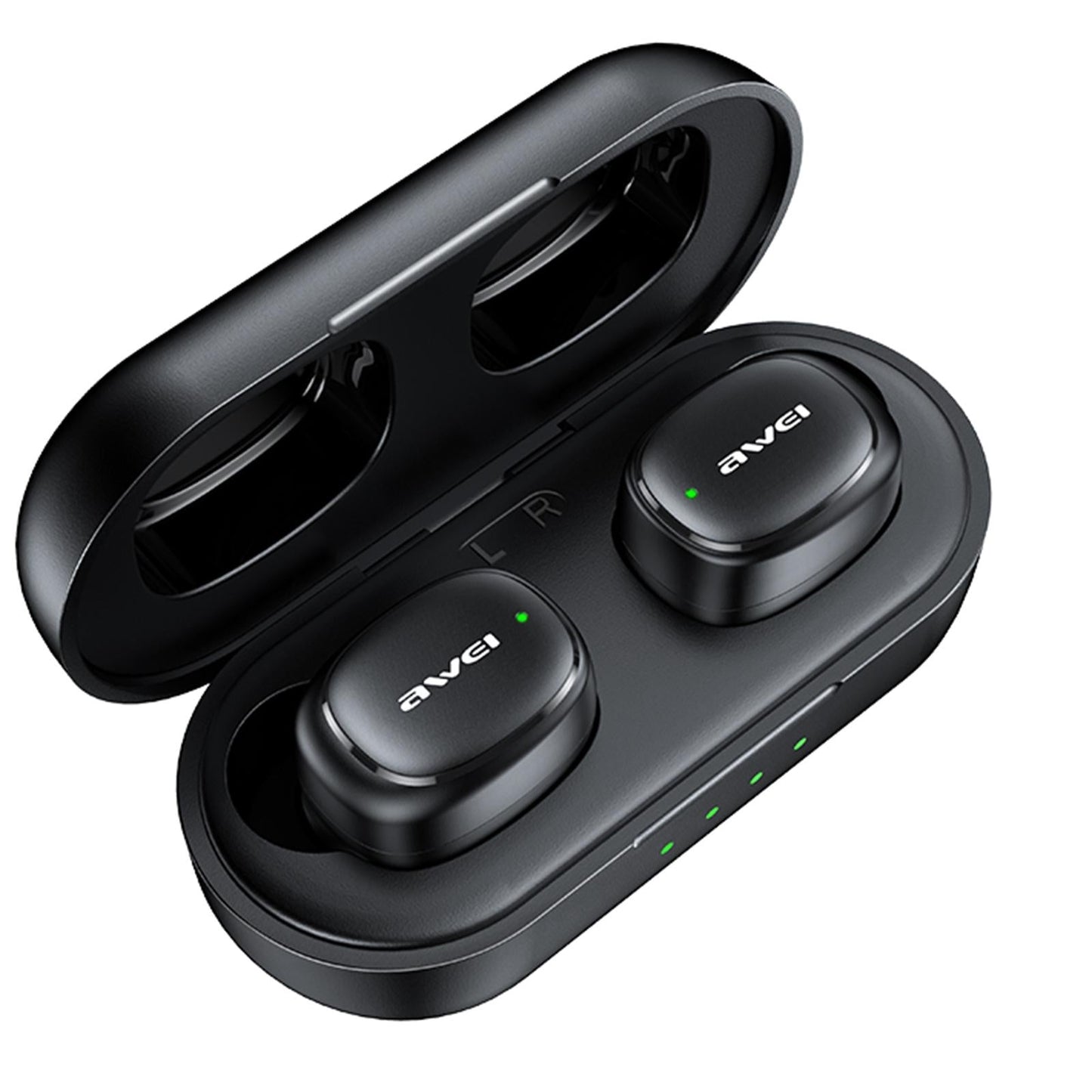 Wireless Sports Earbuds Bluetooth Lightweight Black