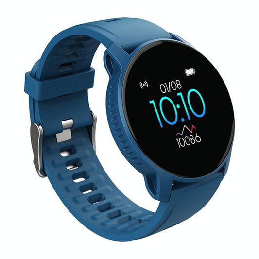 Smart Bracelet With Heart Rate Pedometer And Sleep Monitor Blue