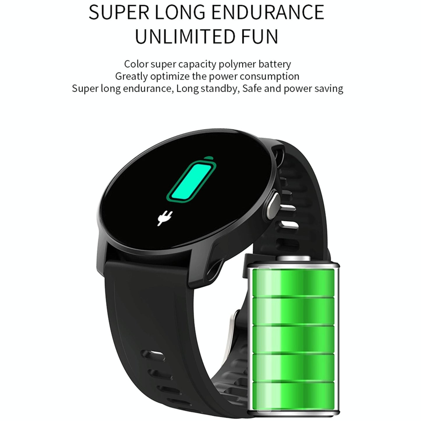 Smart Bracelet With Heart Rate Pedometer And Sleep Monitor Blue