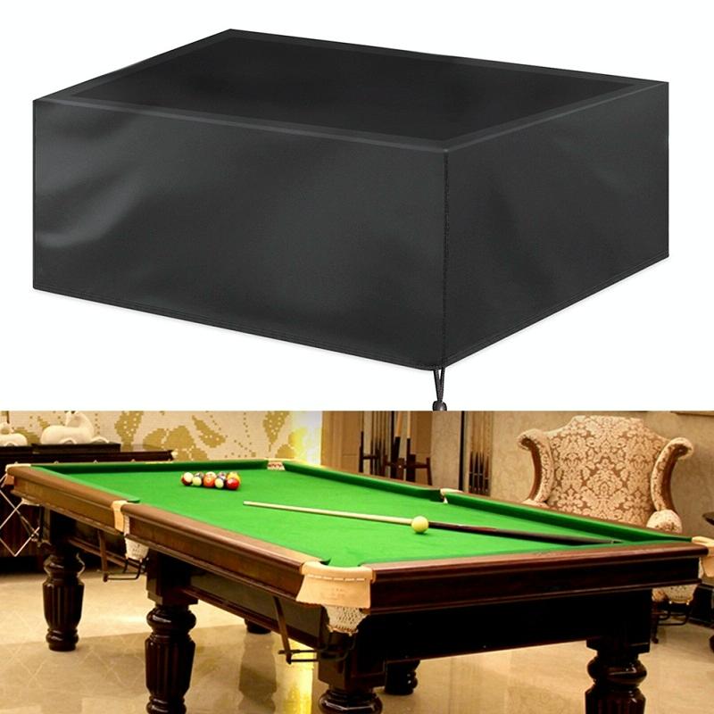 Water Repellent Billiard Table Cover 225X116x82cm Black