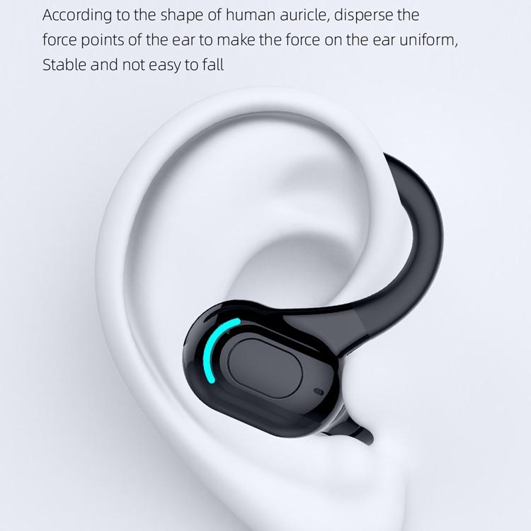 Wireless Sports Earphones F8 Bluetooth 5.1 Mounted Stereo Black
