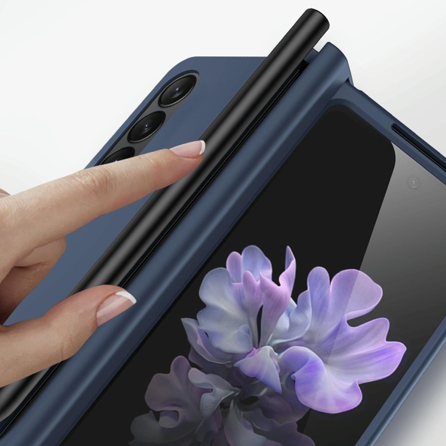 For Samsung Galaxy Z Fold4 5G Integrated Shockproof Case - Blue