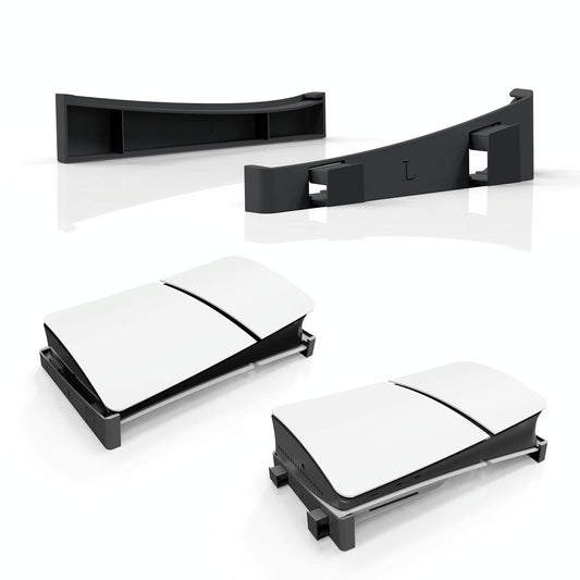 Universal Horizontal Stand For Ps5 Slim Digital / Optical Drive Version Black