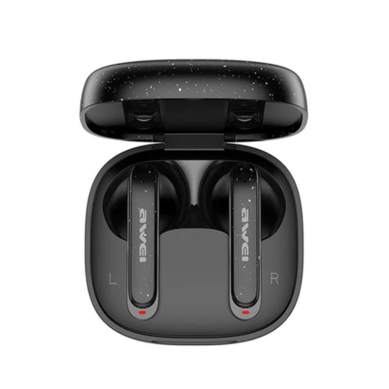 Wireless Noise Cancelling Earbuds T66 Black