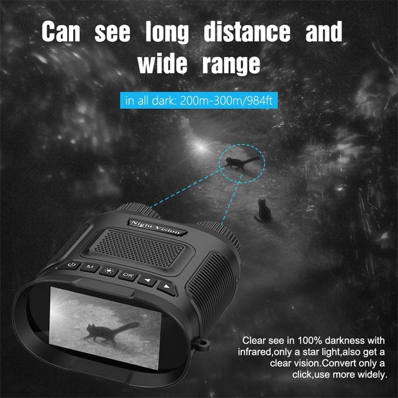 3 Digital Night Vision Binoculars With Ips Screen Black