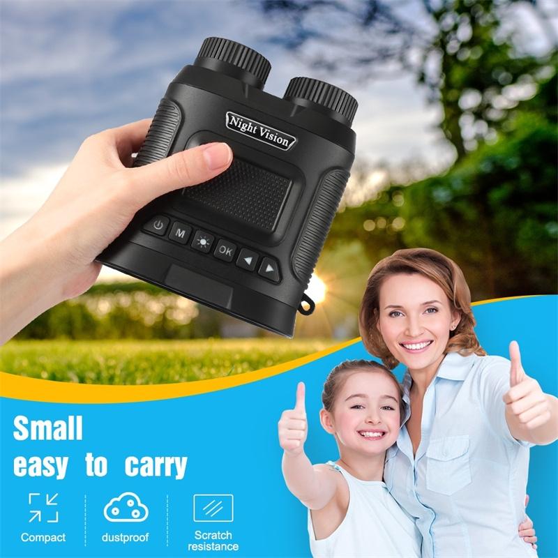 3 Digital Night Vision Binoculars With Ips Screen Black