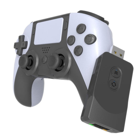 Wireless Dualsense Gamepad For Ps5 / Ps4 Pc With Bluetooth And Joysticks Black White