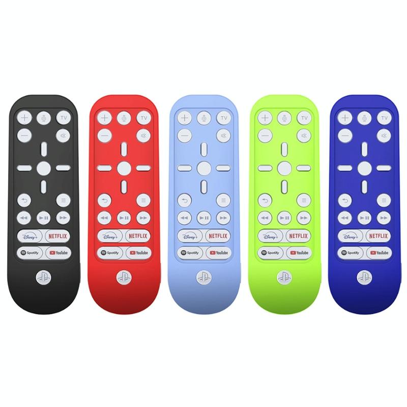 2 Pack Silicone Remote Control Cover For Ps5 Media Black