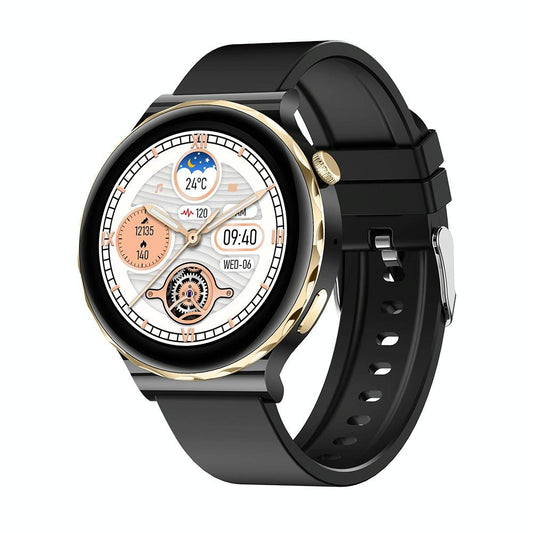 1.28 Inch Dual Mode Sport Smart Watch Support Bluetooth Call Sleep Blood Oxygen Heart Rate Pressure Health Monitor Black