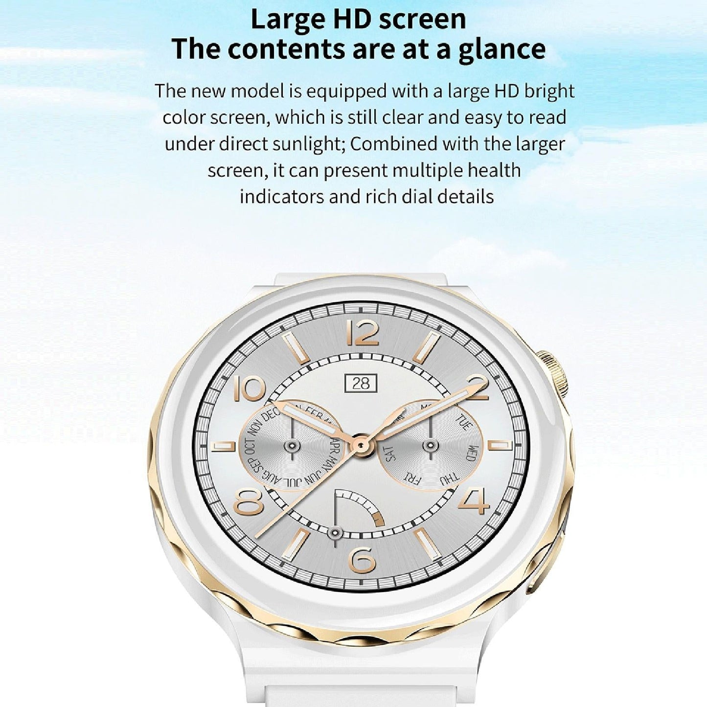 1.28 Inch Dual Mode Sport Smart Watch Support Bluetooth Call Sleep Blood Oxygen Heart Rate Pressure Health Monitor Black