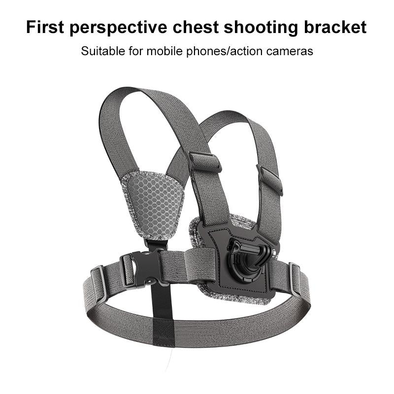 Chest Strap With Mount And Screw 7 In 1 Phone Clamp