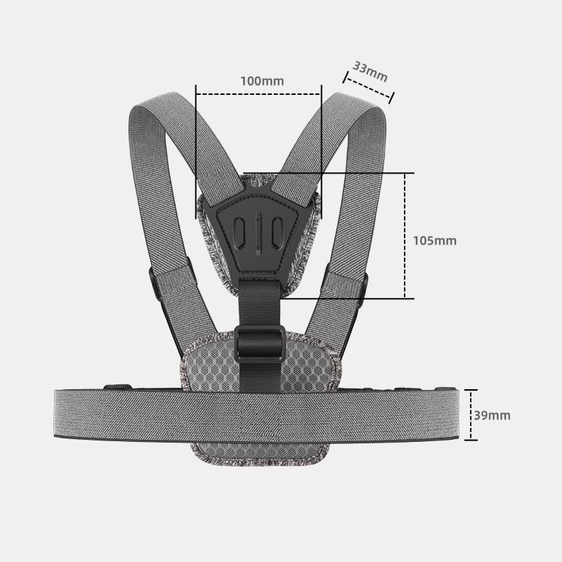 Chest Strap With Mount And Screw 7 In 1 Phone Clamp