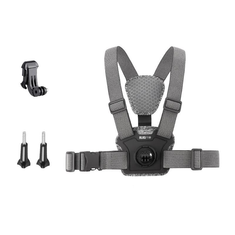Chest Strap With Mount And Screw 7 In 1 Phone Clamp