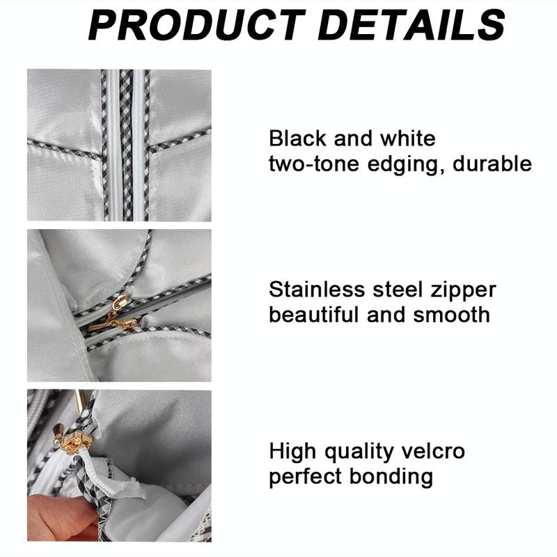 Waterproof Dustproof Cover For 420D Roller Boiler Washing Machine 60X53x85cm Size Silver 60X64x85cm