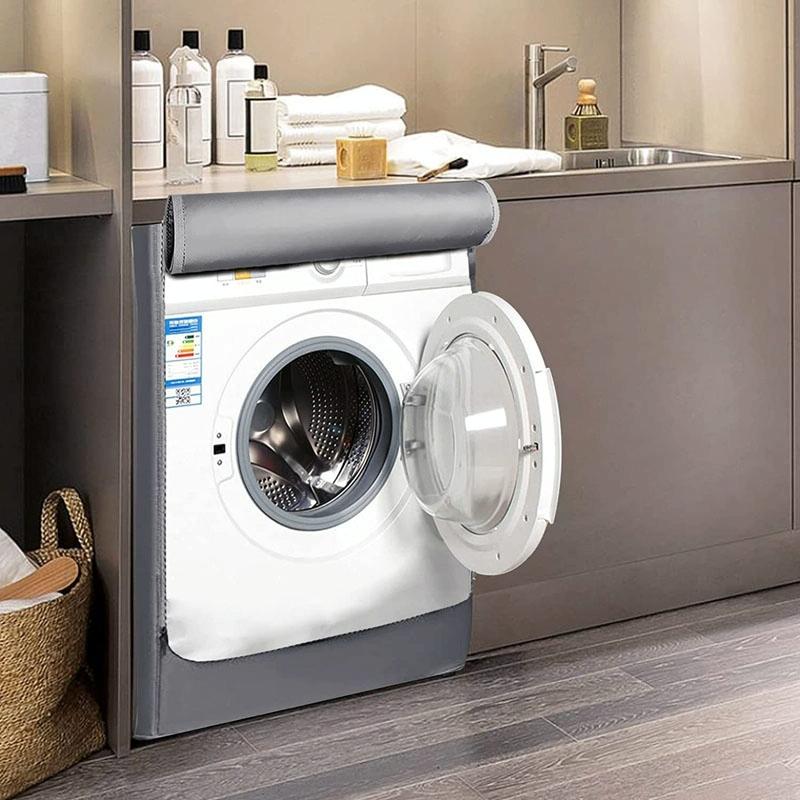 Waterproof Dustproof Cover For 420D Roller Boiler Washing Machine 60X53x85cm Size Silver 60X64x85cm