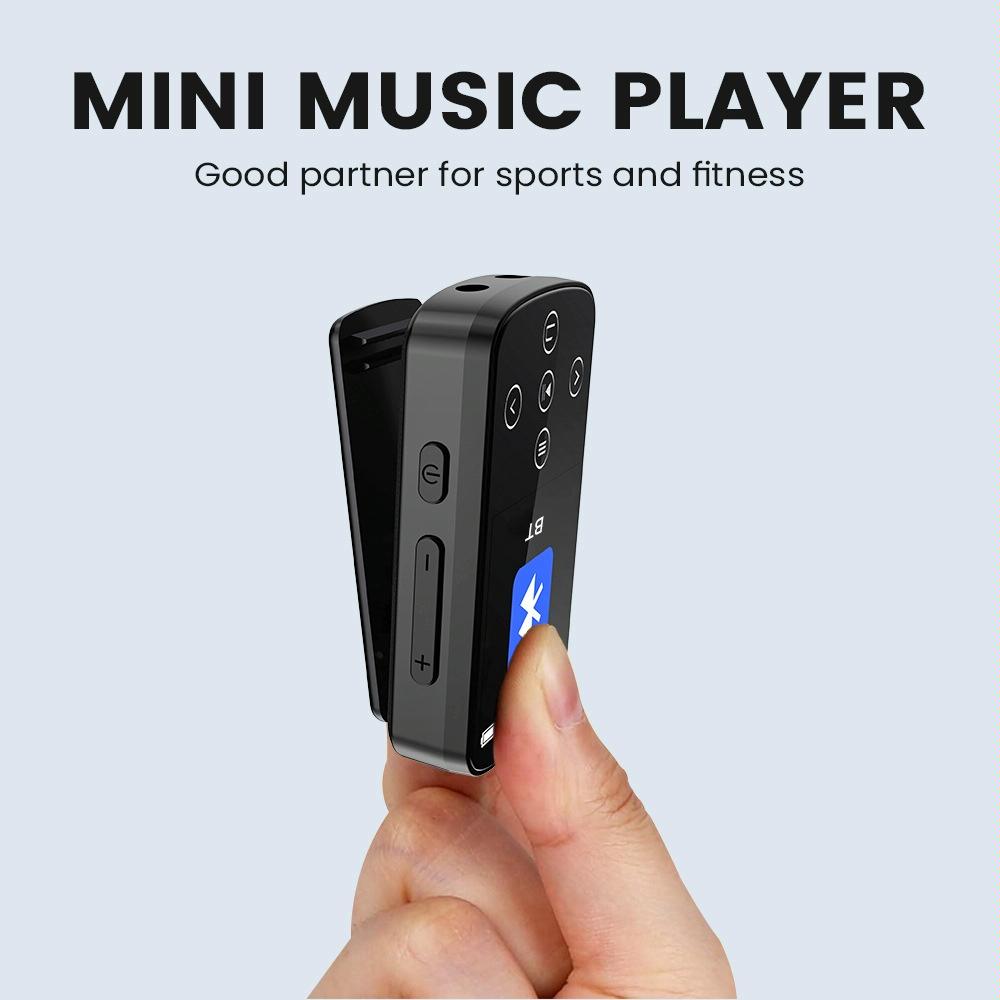 Touch Screen Mp3 Bluetooth Music Player 128Gb Memory Hifi Sports Clip - 16Gb