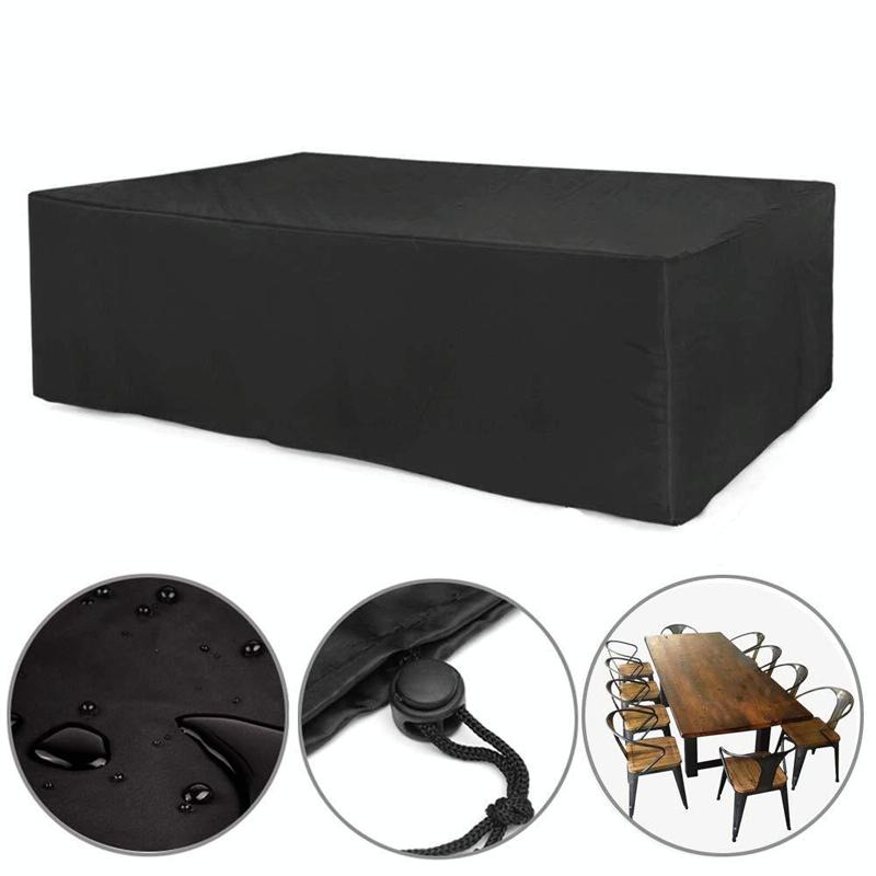Waterproof Outdoor Furniture Cover Protects From Dust And Uv 170X94x70cm Black