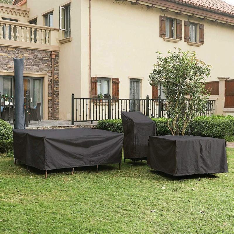 Waterproof Outdoor Furniture Cover Protects From Dust And Uv 170X94x70cm Black