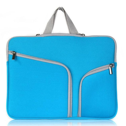 17 Inch Multi Pocket Laptop Liner Bag For Diving Material Computer Black Blue