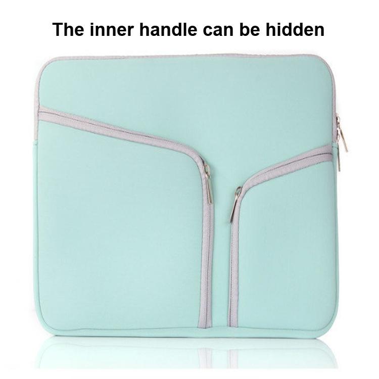 17 Inch Multi Pocket Laptop Liner Bag For Diving Material Computer Black Blue