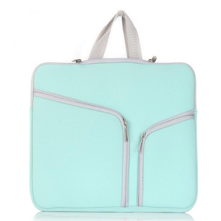17 Inch Multi Pocket Laptop Liner Bag For Diving Material Computer Black Blue