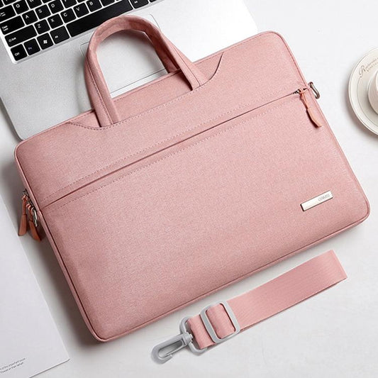 15.6 Inch Inner Bag With Shoulder Strap For Handbag Or Laptop Pink