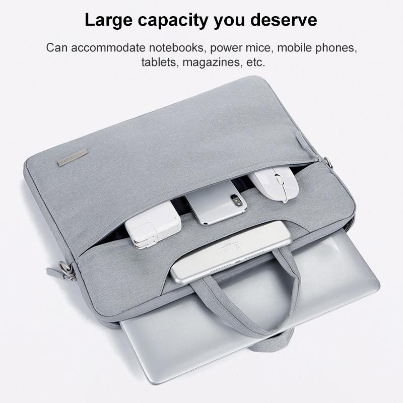 15.6 Inch Inner Bag With Shoulder Strap For Handbag Or Laptop Pink