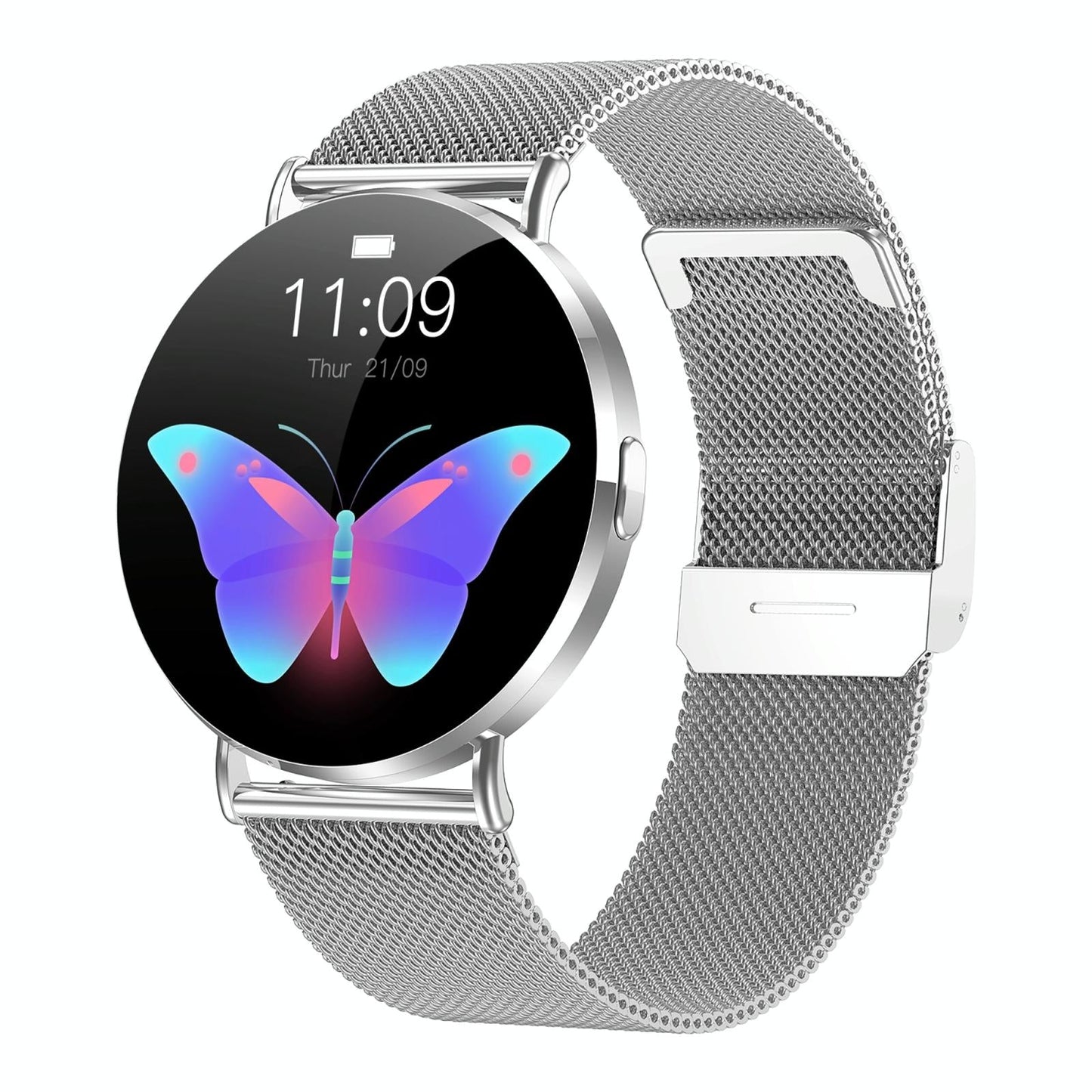 1.32 Inch Colour Screen Smart Watch With Bluetooth Call & Health Monitoring Silver