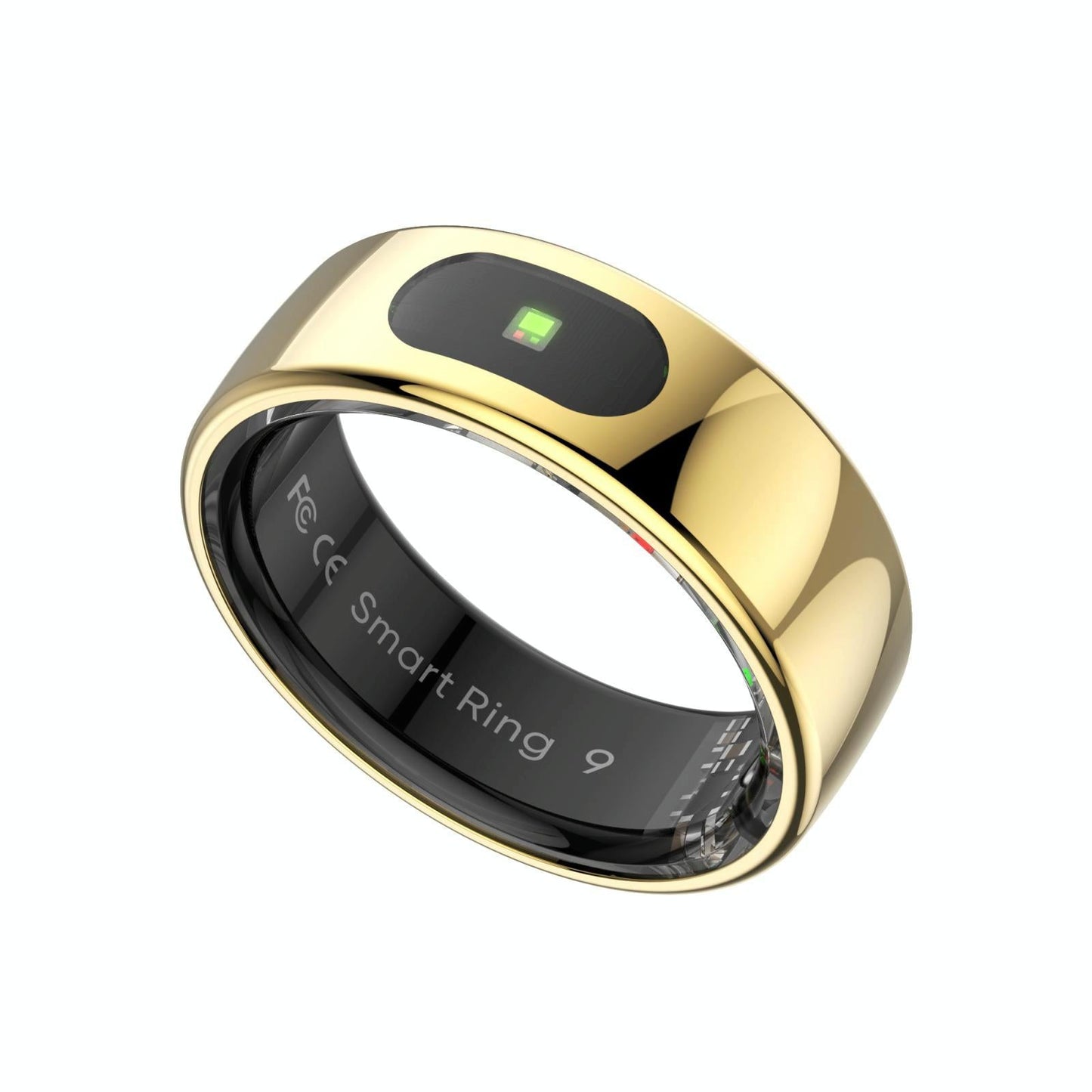 Smart Ring Heart Rate Blood Oxygen Sleep Sports Size 12 Gold