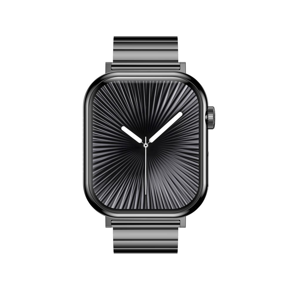 2.04 Inch Colour Screen Smart Watch Steel Strap Support Bluetooth Call Gold