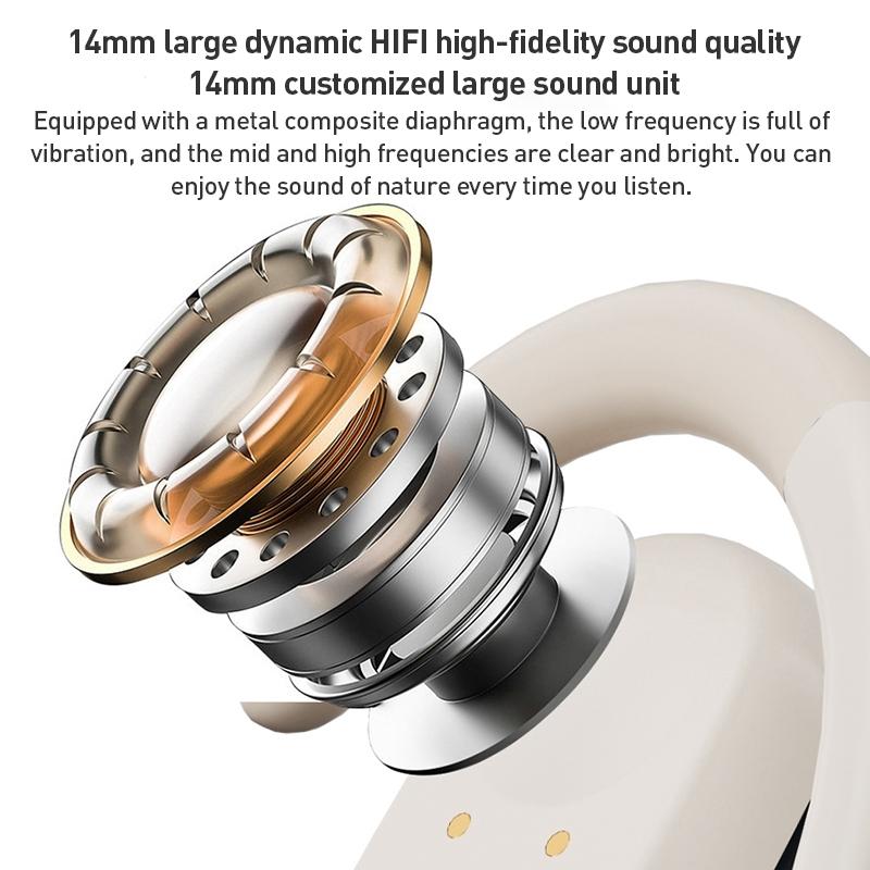 Wireless Bluetooth Earphones With Led Display Zga Gs08 White