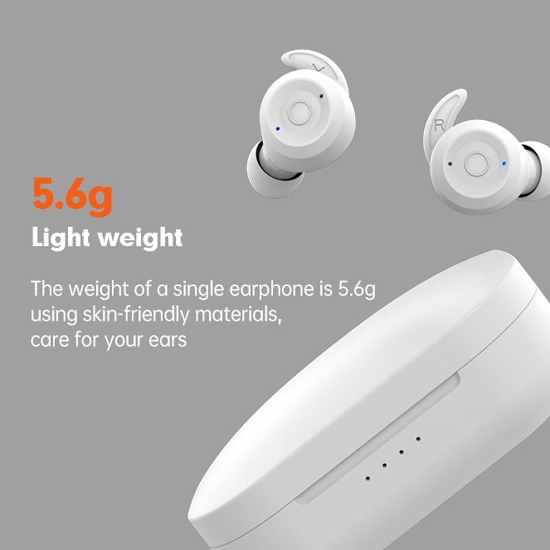 Waterproof T20 Tws Bluetooth Earphones With Charging Box And Noise Cancelling Hooks
