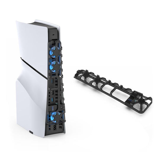 Thermal Cooling Fan For Ps5 Slim Rear Blu Ray Black