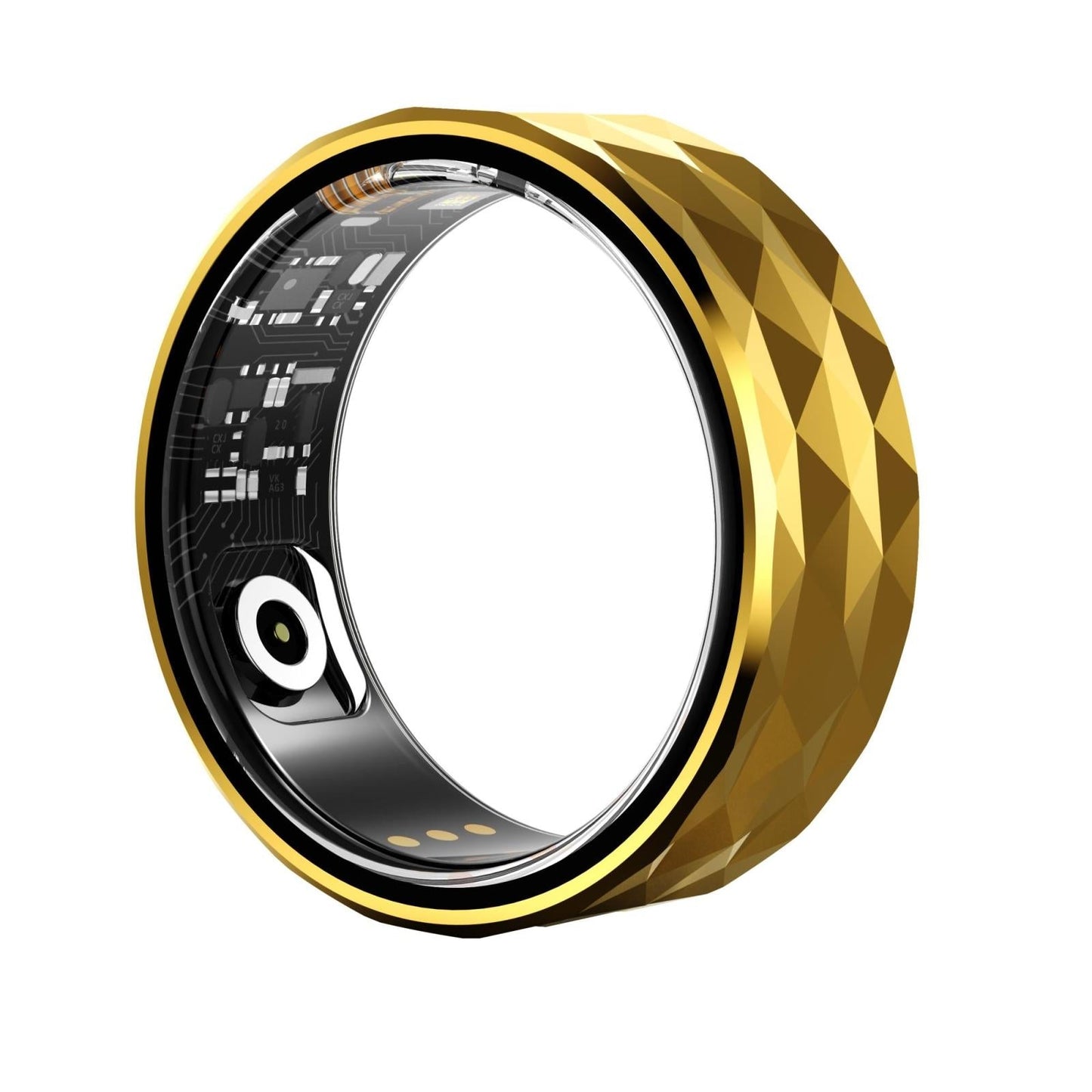Smart Ring For Health Monitoring & Exercise R12m Size 20 Gold
