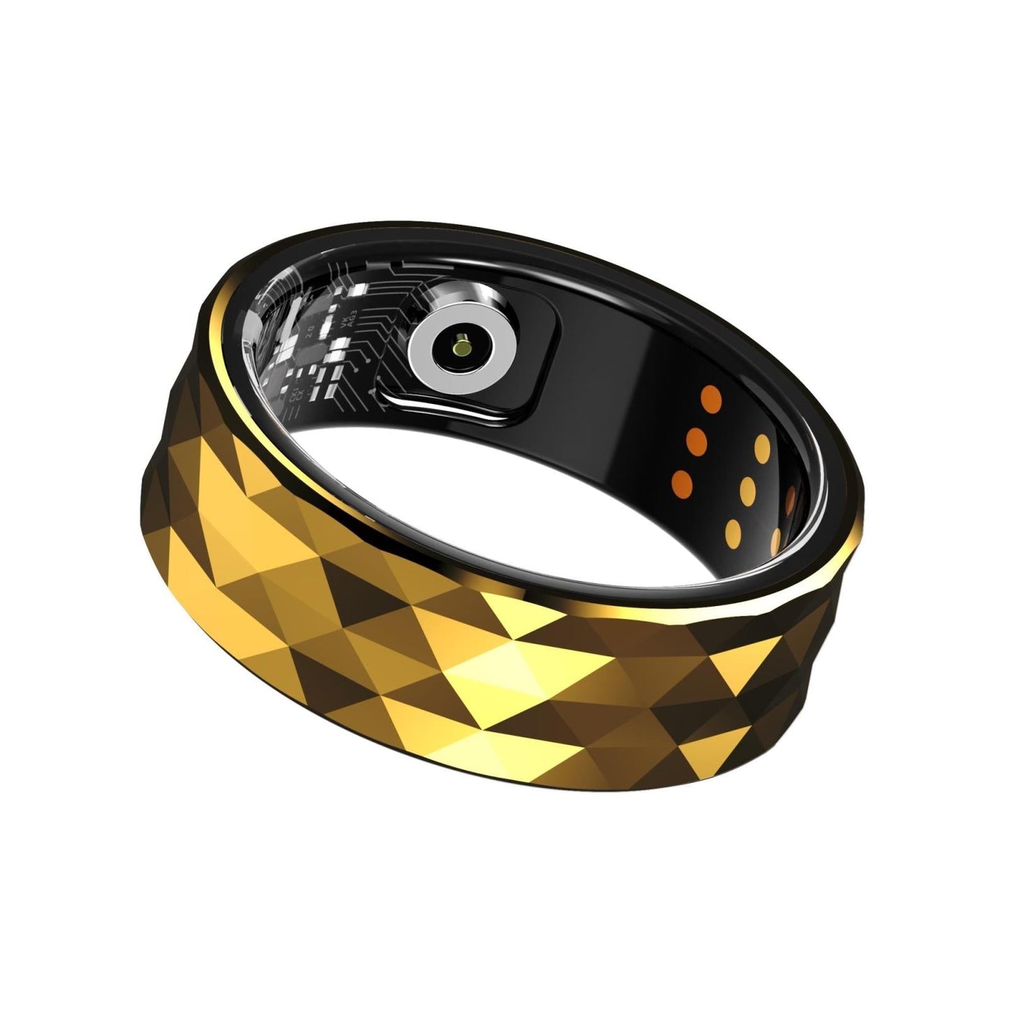 Smart Ring For Health Monitoring & Exercise R12m Size 20 Gold