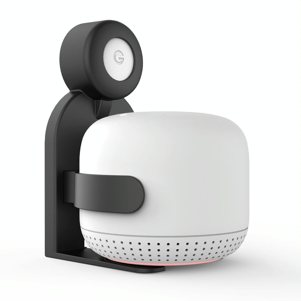 Wall Mounted Bracket For Google Nest Wifi Router And Point Black