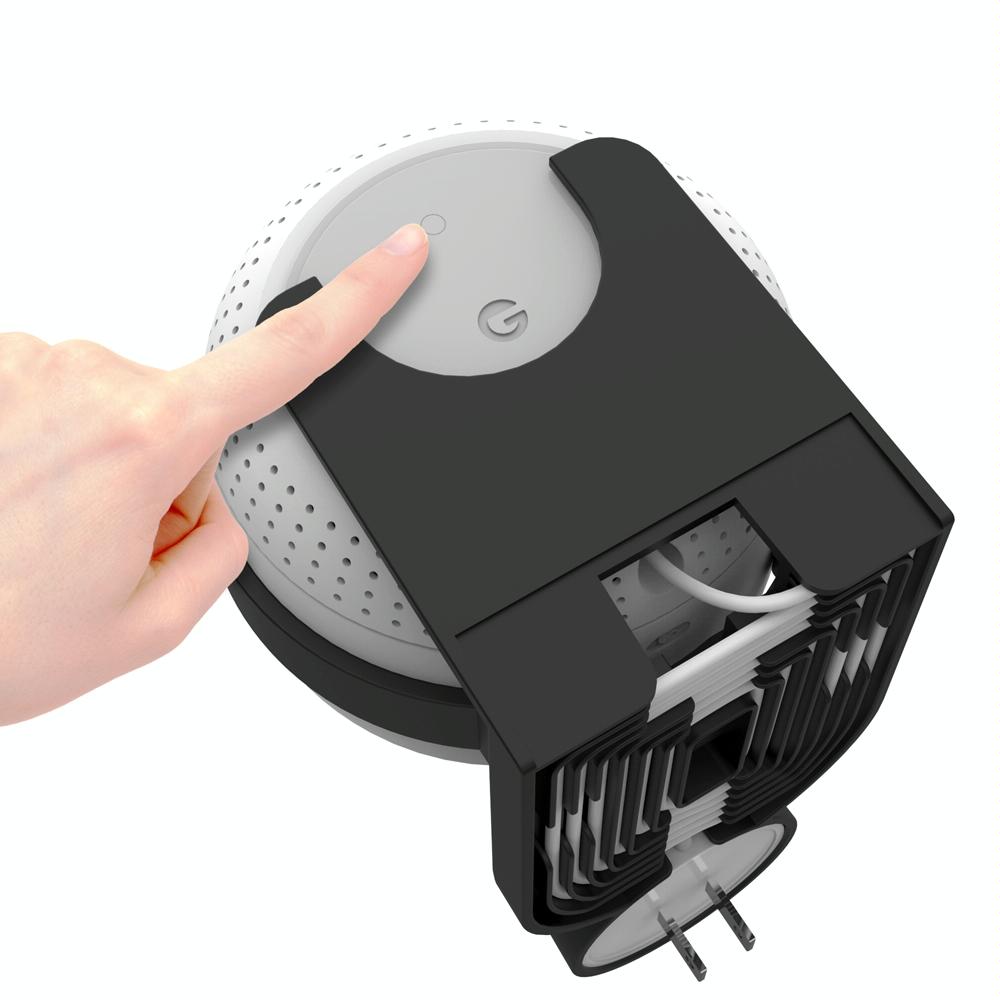 Wall Mounted Bracket For Google Nest Wifi Router And Point Black