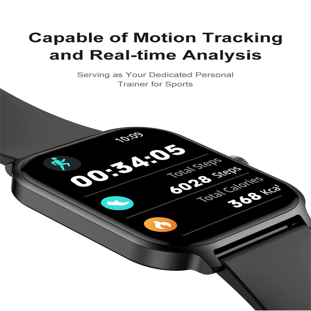 1.93 Inch Colour Screen Smart Watch Support Bluetooth Call / Health Monitoring Silver