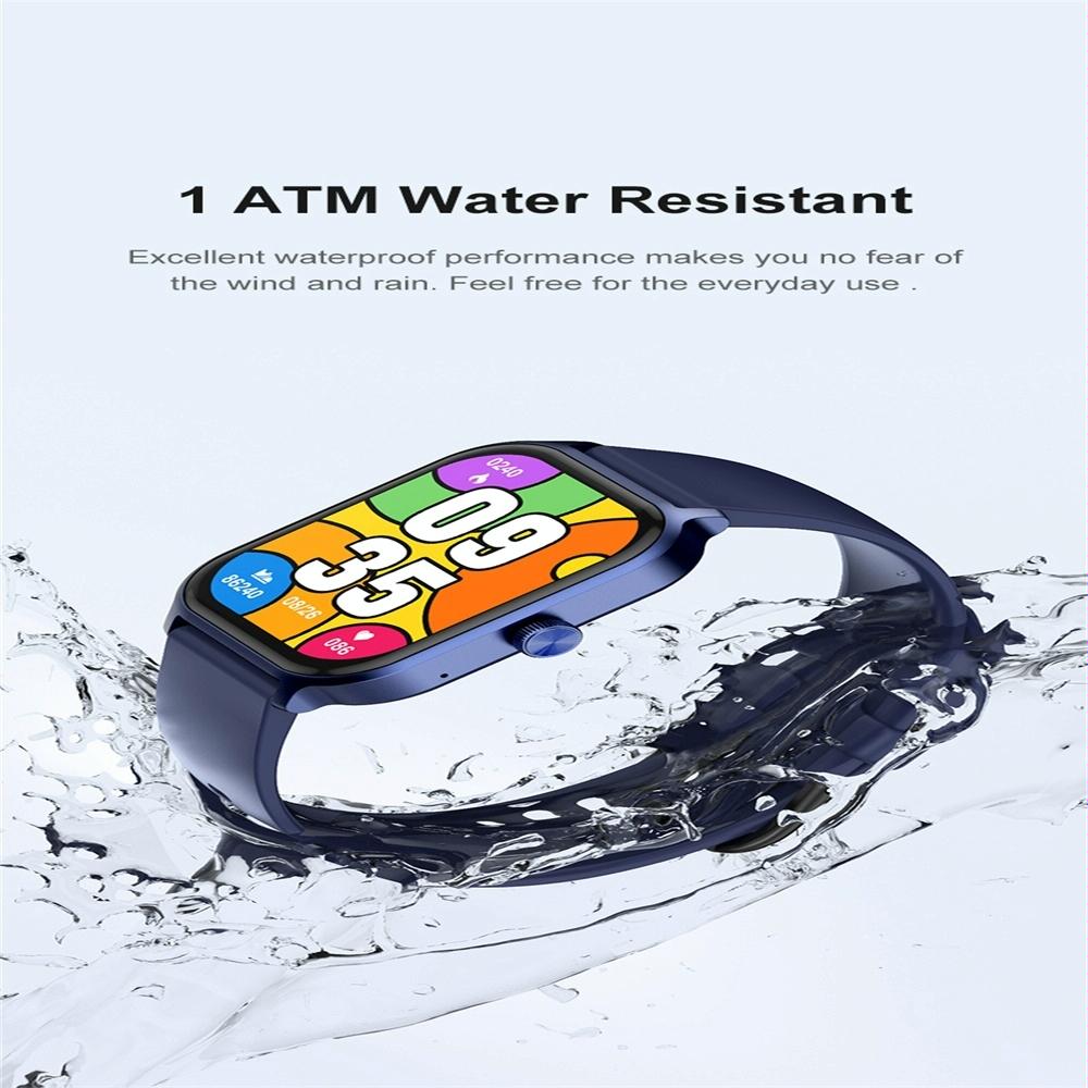 1.93 Inch Colour Screen Smart Watch Support Bluetooth Call / Health Monitoring Silver