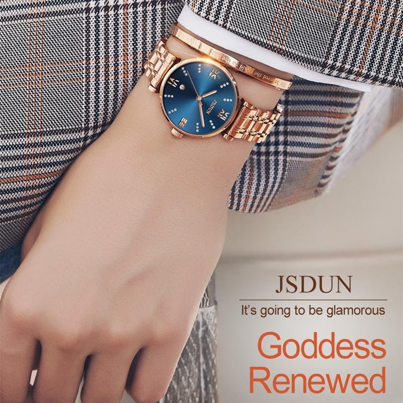 Stylish Waterproof Quartz Watch For Women Ultra Thin Design White