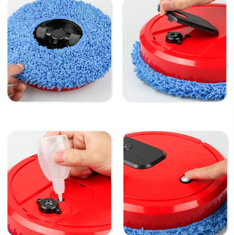 Smart Mopping Robot With Humidifier & Aroma Diffuser White
