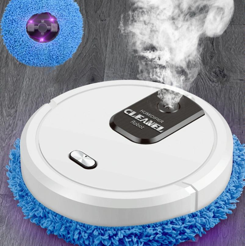 Smart Mopping Robot With Humidifier & Aroma Diffuser White