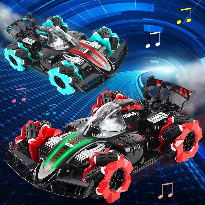 4Wd Horizontal Spray Rc Car 2.4G Remote Control F1 Red